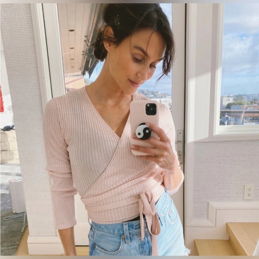 Dannijo Pink Wrap Top